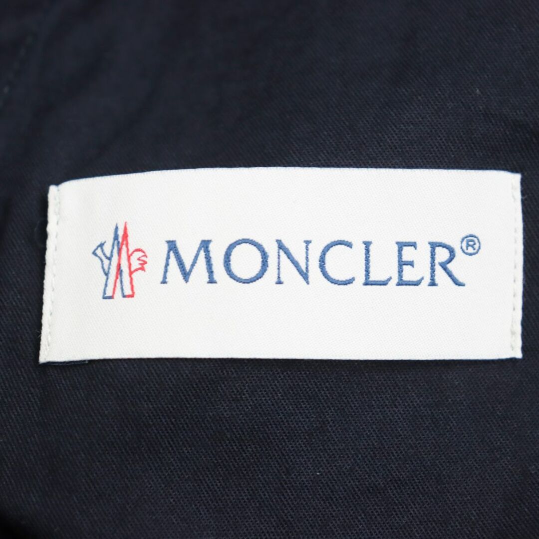 MONCLER(モンクレール)の【ドンドン見直し】良品●2020年製 モンクレール PANTALONE ロゴ金具付き サイドライン イージースラックス/トラウザーパンツ 紺 48 正規品 メンズのパンツ(スラックス)の商品写真