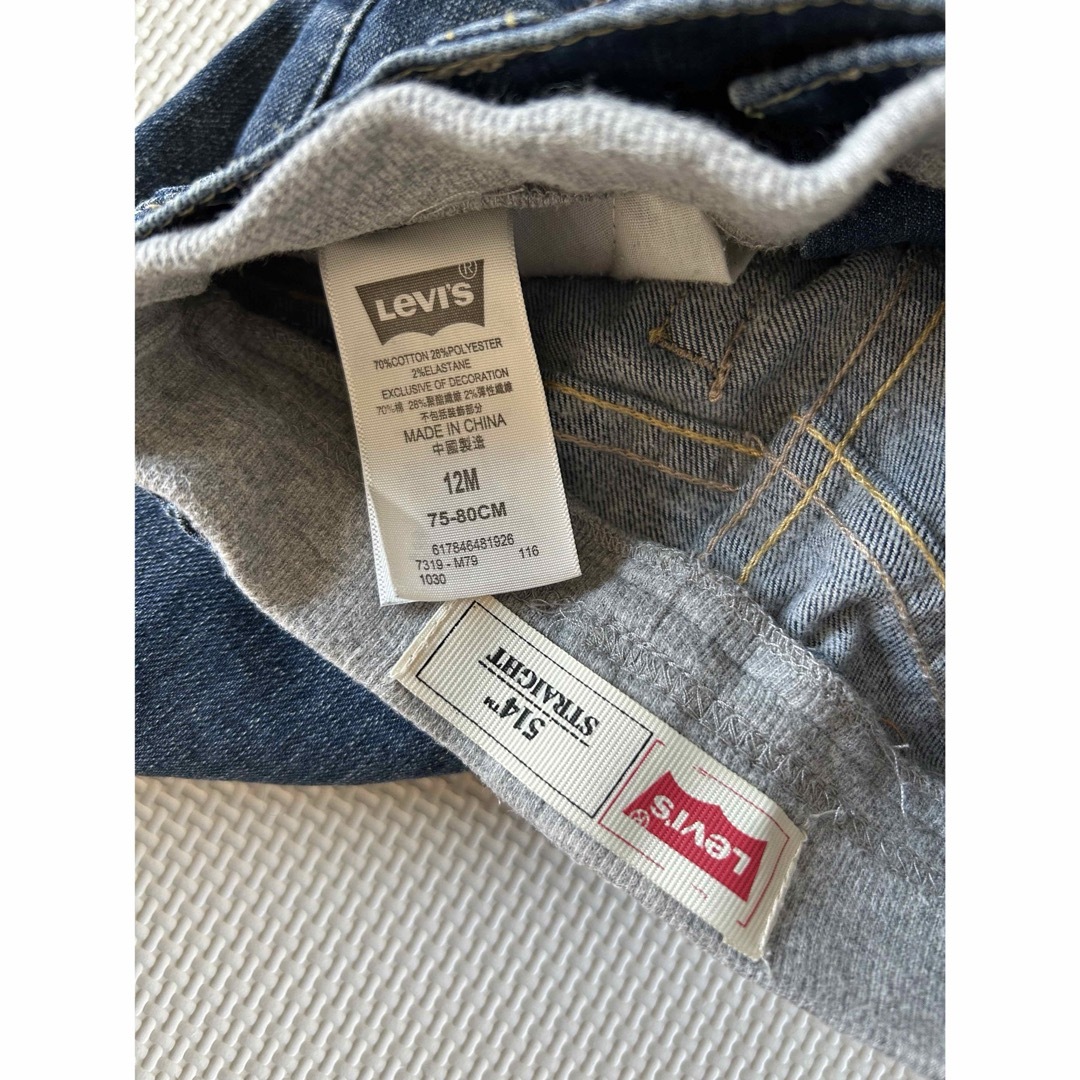 Levi's(リーバイス)のリーバイス　デニム　12m キッズ/ベビー/マタニティのベビー服(~85cm)(パンツ)の商品写真