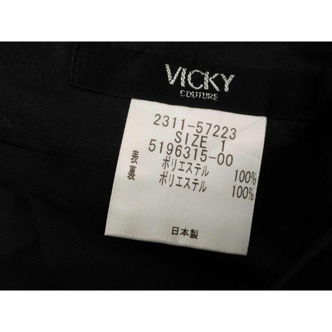 ビッキー VICKY ドット フレア スカート size1/黒 ■◇ レディース レディースのスカート(ミニスカート)の商品写真