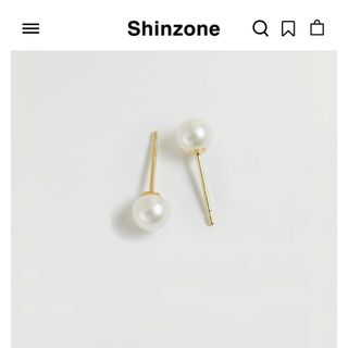 Shinzone - 【未使用】CADEAUX パールピアス　Shinzone