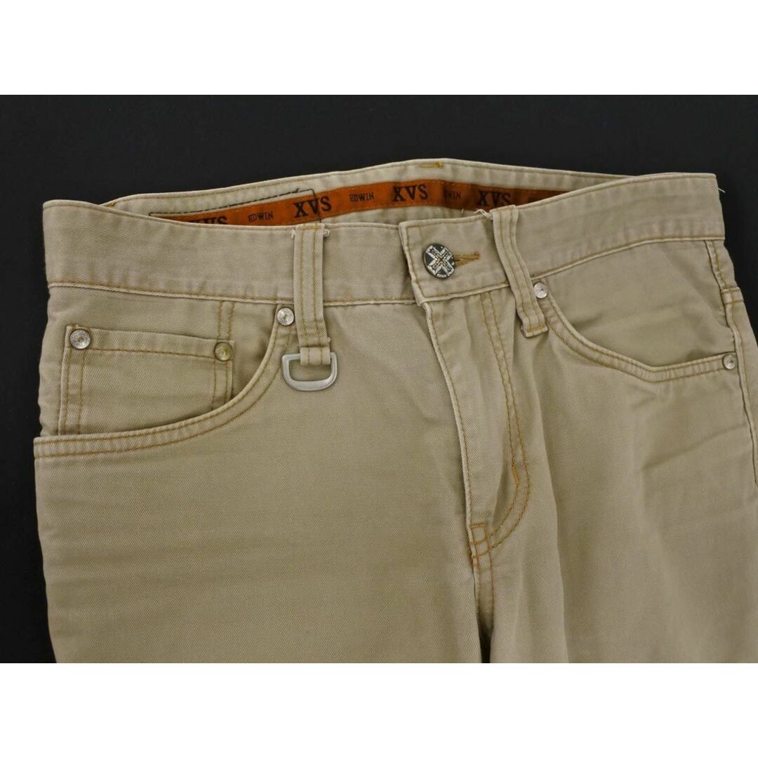 EDWIN(エドウィン)のEDWIN エドウィン XVS クロップド パンツ size30/ベージュ ■◇ メンズ メンズのパンツ(その他)の商品写真