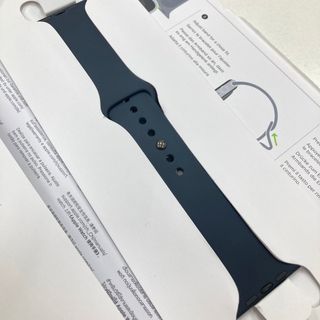 アップルウォッチ(Apple Watch)のApple純正 アップルウォッチ Midnight ラバーバンドM/Lサイズ(その他)