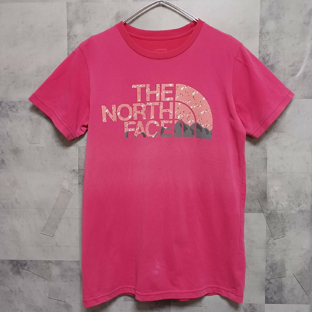 THE NORTH FACE(ザノースフェイス)のTHE NORTH FACE ザノースフェイス レディース Tシャツ M ピンク レディースのトップス(Tシャツ(半袖/袖なし))の商品写真