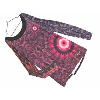 デシグアル(DESIGUAL)のDesigual デシグアル 総柄 ニット カットソー sizeM/カラフル ■◇ レディース(カットソー(長袖/七分))