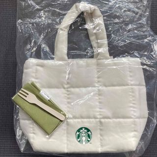 スターバックス(Starbucks)のスターバックス 2023 トートバッグ　ケーキフォーク　セット(トートバッグ)