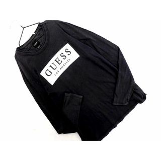 ゲス(GUESS)のGUESS ゲス ボックスロゴ ロング Tシャツ sizeS/グレー ■◇ メンズ(Tシャツ/カットソー(七分/長袖))