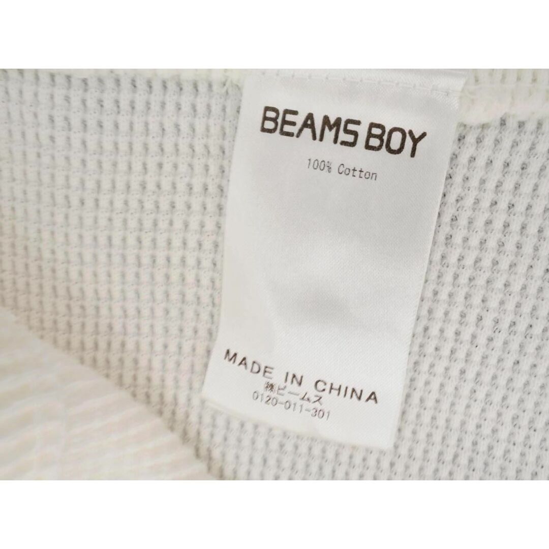 BEAMS(ビームス)のBEAMS BOY ビームスボーイ ワッフル タートルネック カットソー 白 ■◇ レディース レディースのトップス(カットソー(長袖/七分))の商品写真