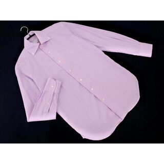 ORIAN オリアン ボタンダウン ギンガムチェック シャツ sizeS/ラベンダー ■◇ メンズ(シャツ)