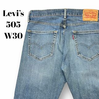 リーバイス(Levi's)のLevi's　505　ジーンズ　デニムパンツ　テーパード　古着　ブルー　W30(デニム/ジーンズ)