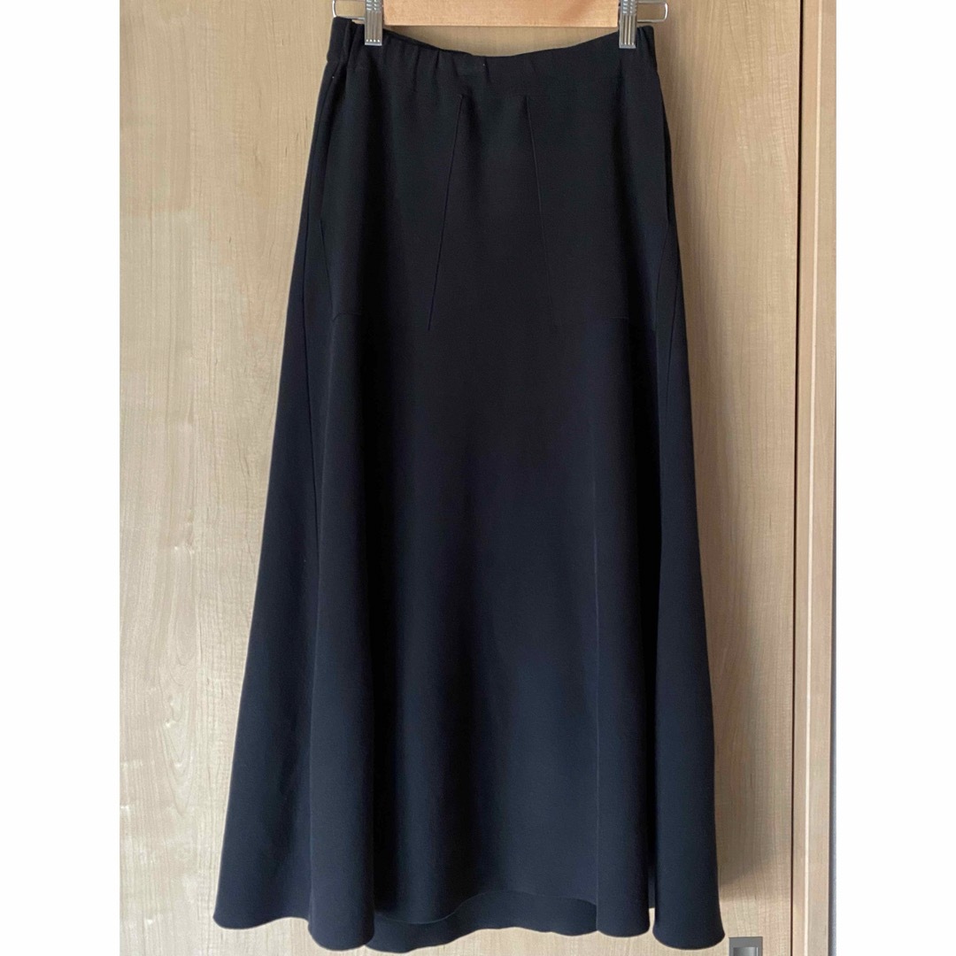 DEUXIEME CLASSE(ドゥーズィエムクラス)のドゥーズィエムクラス　スカート　黒　コットン100 レディースのスカート(ロングスカート)の商品写真