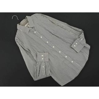 ジェイクルー(J.Crew)のJ.CREW ジェイクルー ストライプ シャツ sizeS/白ｘ黒 ■◇ レディース(シャツ/ブラウス(長袖/七分))