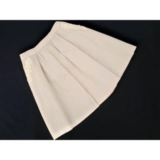 anatelier アナトリエ レース 膝丈 スカート size38/オフホワイト ■◇ レディース