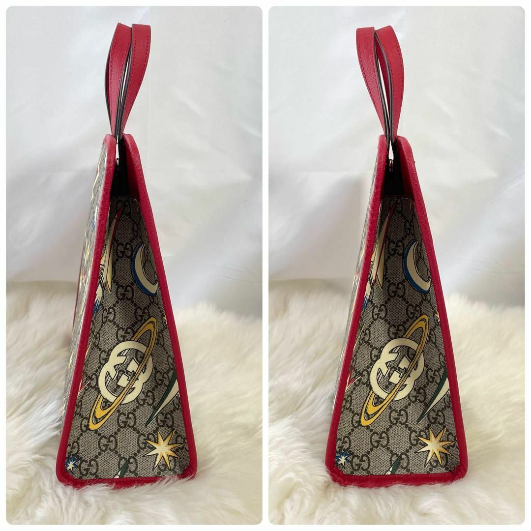 Gucci(グッチ)のグッチ　トートバッグ　チルドレンズ　宇宙　スペース　レッド　455 キッズ/ベビー/マタニティのこども用バッグ(トートバッグ)の商品写真