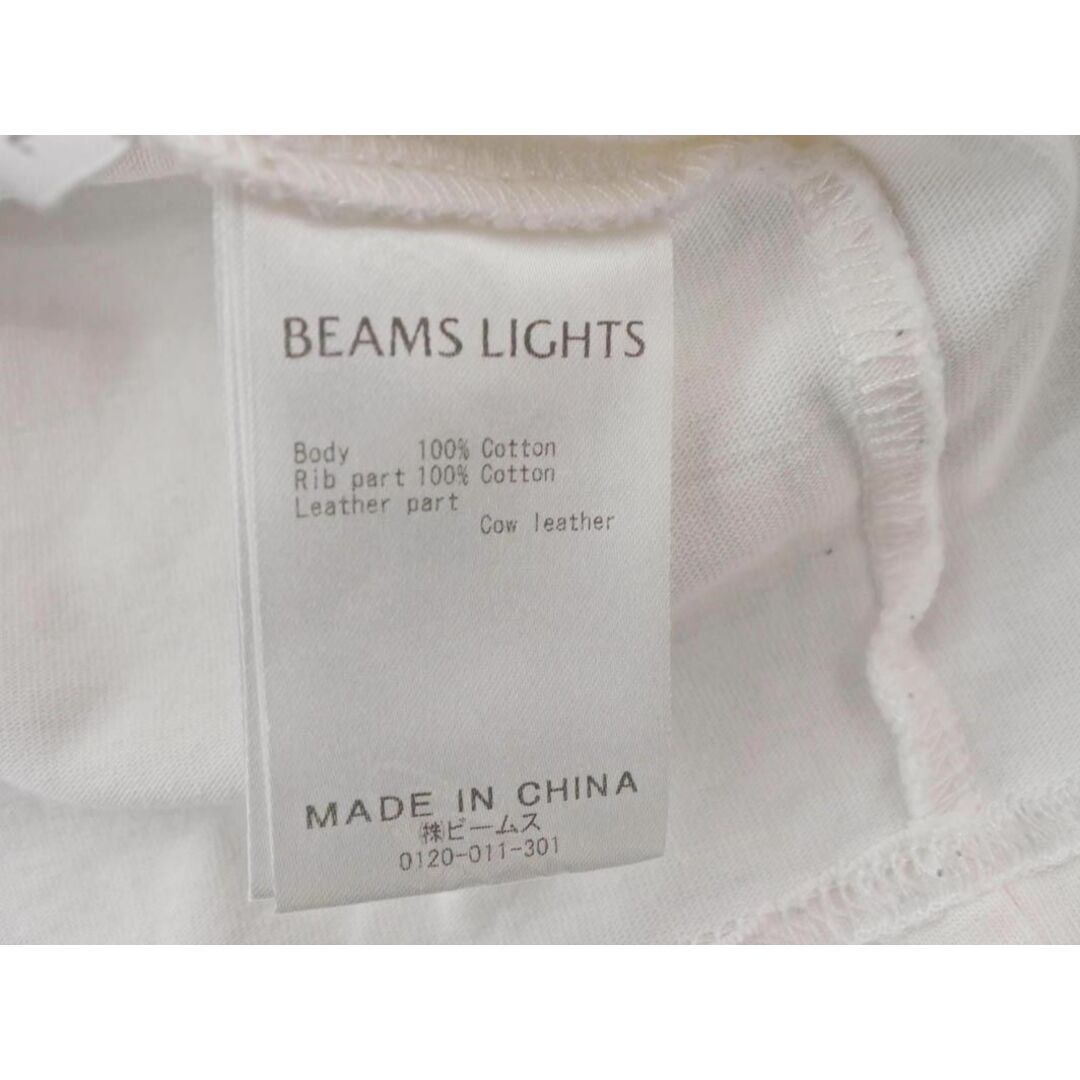 BEAMS(ビームス)のBEAMS LIGHTS ビームスライツ カットソー 白 ■◇ メンズ メンズのトップス(Tシャツ/カットソー(七分/長袖))の商品写真