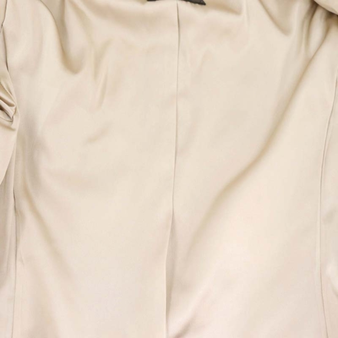 モディファイ ツイードジャケット テーラードジャケット 40 ピンクベージュ レディースのジャケット/アウター(その他)の商品写真