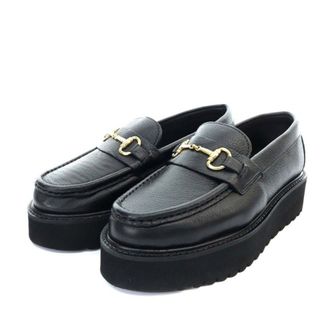 カミナンド PLATFORM BIT LOAFERS ローファー 5 黒(ローファー/革靴)