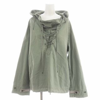 マディソンブルー(MADISONBLUE)のマディソンブルー OVER DYED DECK HOODIE パーカー(パーカー)