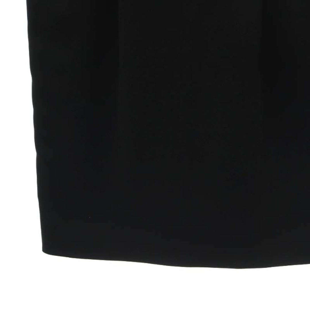 other(アザー)のユナヒカ タック セミタイトスカート 膝丈 1 黒 ブラック /MI ■OS レディースのスカート(ひざ丈スカート)の商品写真