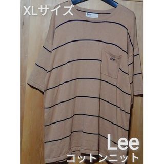 リー(Lee)のLee　XLサイズ　コットンボーダーニット(ニット/セーター)