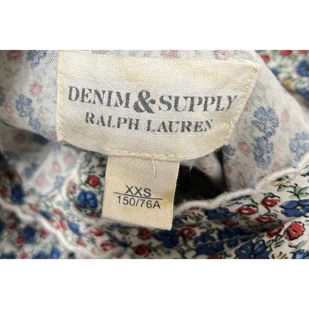 Denim & Supply Ralph Lauren(デニムアンドサプライラルフローレン)のデニムアンドサプライ　チュニック　花柄　トップス　小さいサイズ レディースのトップス(Tシャツ(半袖/袖なし))の商品写真