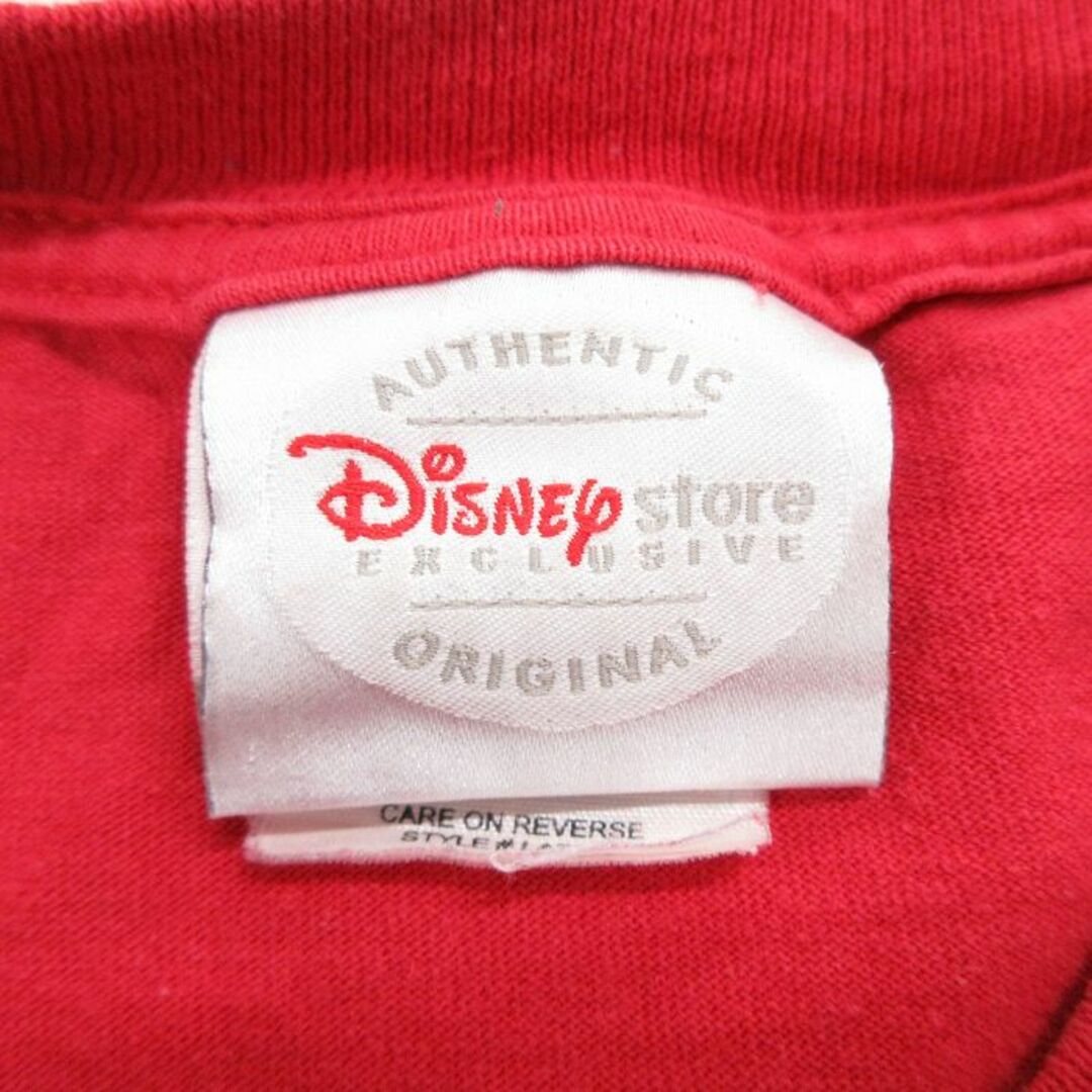 Disney(ディズニー)の古着 半袖 ビンテージ Tシャツ レディース 00年代 00s ディズニー DISNEY ミニー 大きいサイズ コットン クルーネック 赤 レッド 23mar15 中古 レディースのワンピース(ミニワンピース)の商品写真