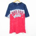 XL★古着 マジェスティック 半袖 Tシャツ メンズ MLB ボストンレッドソ…