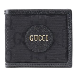 グッチ(Gucci)の【GUCCI】グッチ オフザグリット 625574 キャンバス メンズ 二つ折り財布(折り財布)