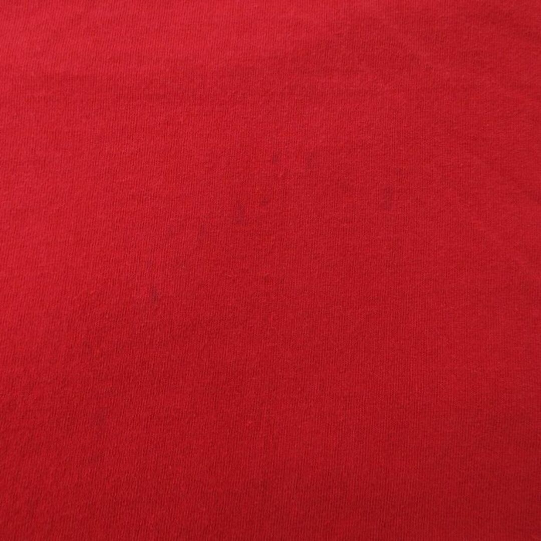 L★古着 半袖 ビンテージ Tシャツ メンズ 90年代 90s LAND OF THE FREE コットン クルーネック USA製 赤 レッド 23mar04 中古 メンズのトップス(Tシャツ/カットソー(半袖/袖なし))の商品写真