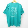 XL★古着 半袖 ビンテージ Tシャツ メンズ 90年代 90s YMCA ロ…
