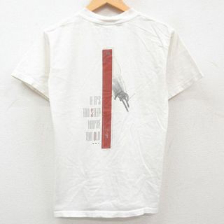 S★古着 半袖 ビンテージ Tシャツ メンズ 00年代 00s スキー コットン クルーネック USA製 白 ホワイト 23mar16 中古(Tシャツ/カットソー(半袖/袖なし))