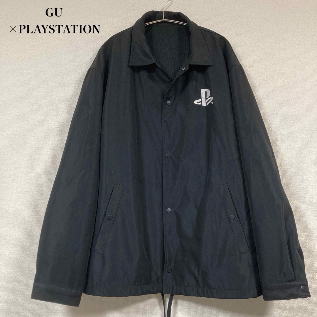 GU(ジーユー)の【即完売品】 GU×PLAYSTATION コラボコーチジャケット ビッグサイズ メンズのジャケット/アウター(ナイロンジャケット)の商品写真