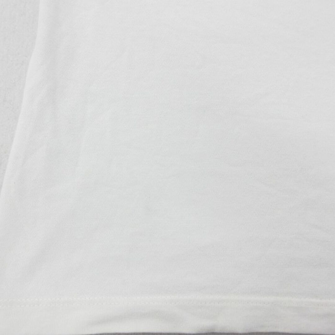NAUTICA(ノーティカ)のXL★古着 ノーティカ NAUTICA 半袖 ビンテージ ブランド Tシャツ メンズ 90年代 90s ビッグロゴ アメリカンヨット 大きいサイズ コットン クルーネック USA製 白 ホワイト 23mar18 中古 メンズのトップス(Tシャツ/カットソー(半袖/袖なし))の商品写真