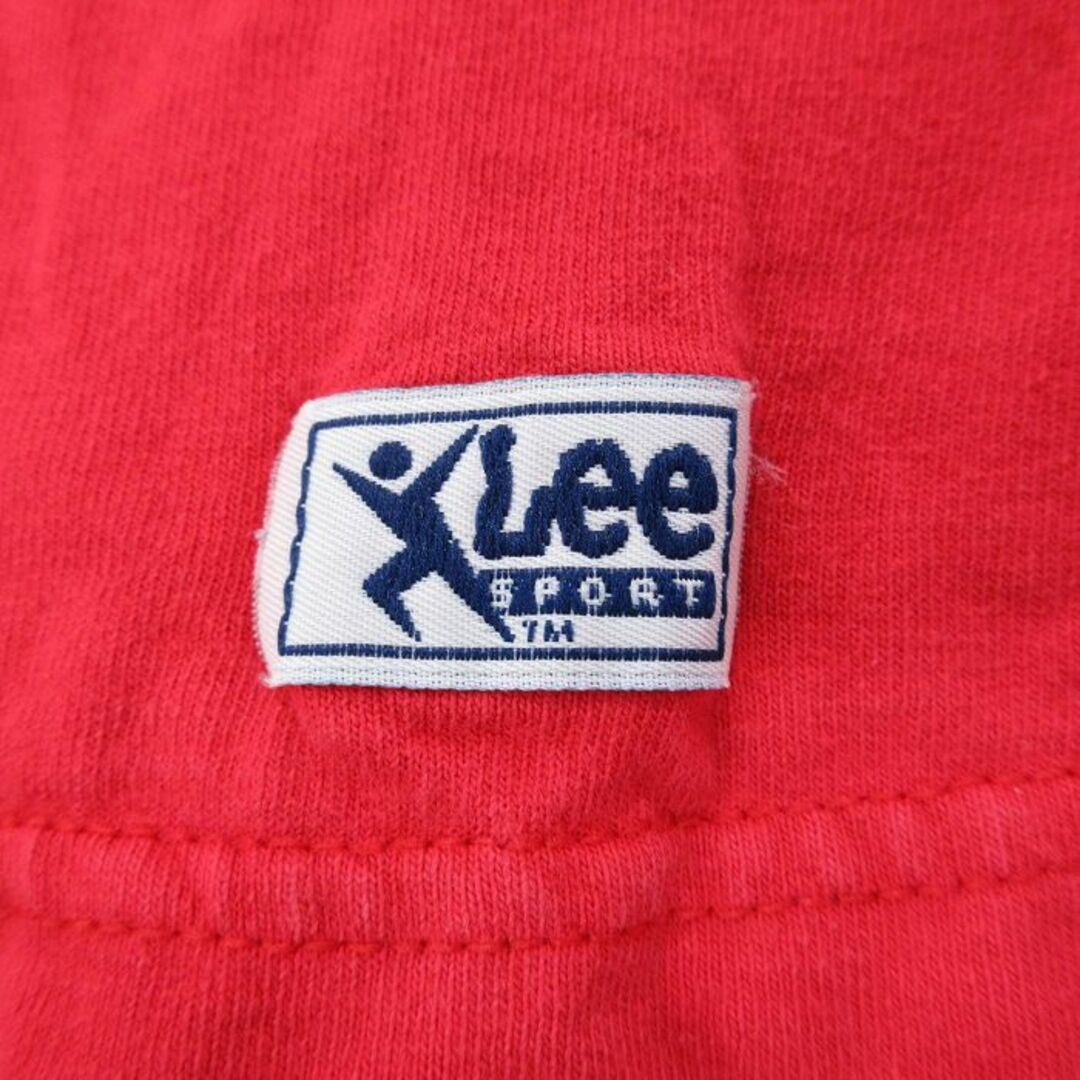 Lee(リー)のXL★古着 リー Lee 半袖 ビンテージ Tシャツ メンズ 90年代 90s MLB テキサスレンジャーズ 刺繍 大きいサイズ コットン クルーネック 赤 レッド メジャーリーグ ベースボール 野球 23mar18 中古 メンズのトップス(Tシャツ/カットソー(半袖/袖なし))の商品写真