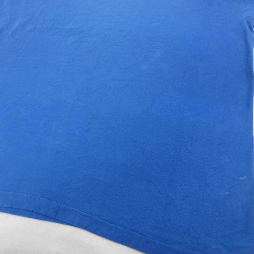 XL★古着 半袖 ビンテージ Tシャツ メンズ 90年代 90s NHL ニューヨークレンジャーズ 大きいサイズ コットン クルーネック USA製 青 ブルー アイスホッケー 23mar11 中古 メンズのトップス(Tシャツ/カットソー(半袖/袖なし))の商品写真