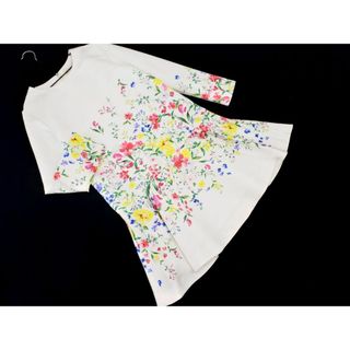 Chesty チェスティ 花柄 フリル ワンピース size1/白 ■◇ レディース