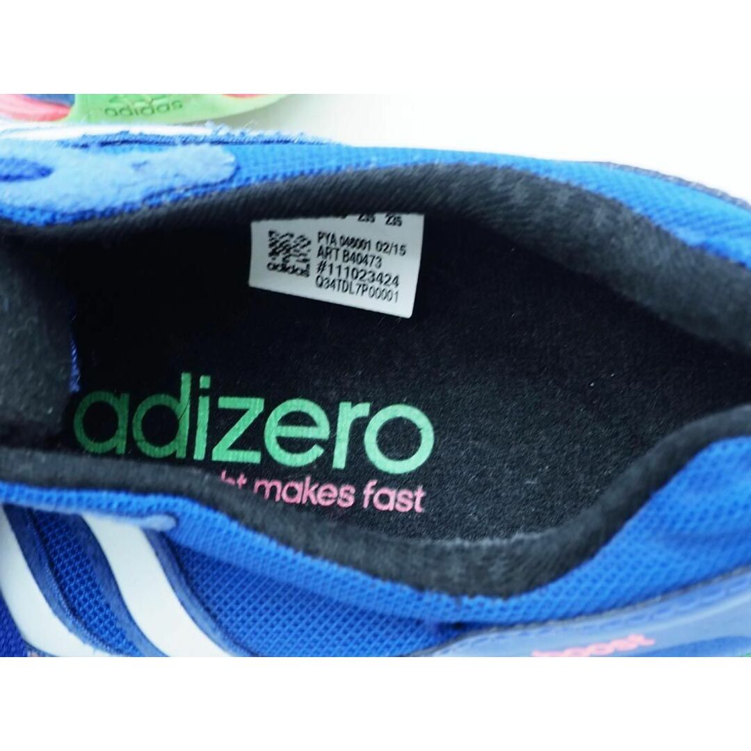 adidas(アディダス)のadidas アディダス B40473 アディゼロ ボストン ブースト ランニングシューズ スニーカー size23.5/青 ■■ レディース レディースの靴/シューズ(スニーカー)の商品写真