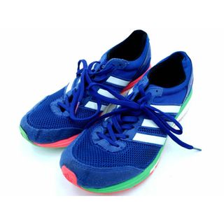 アディダス(adidas)のadidas アディダス B40473 アディゼロ ボストン ブースト ランニングシューズ スニーカー size23.5/青 ■■ レディース(スニーカー)