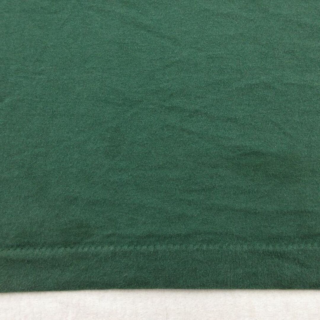 XL★古着 半袖 ビンテージ Tシャツ メンズ 90年代 90s WARLOCK 大きいサイズ コットン クルーネック アイルランド製 濃緑 グリーン 23mar22 中古 メンズのトップス(Tシャツ/カットソー(半袖/袖なし))の商品写真