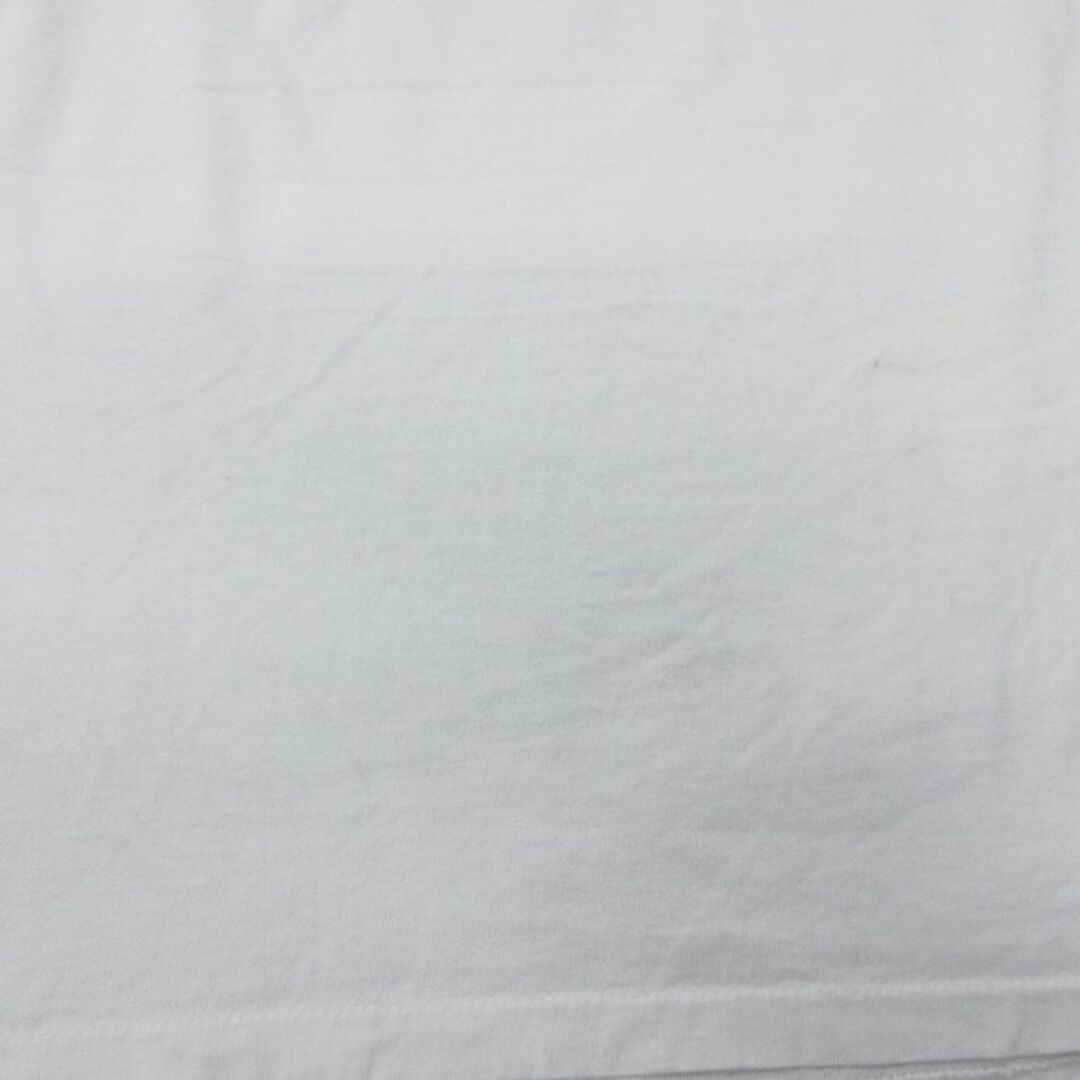 FILA(フィラ)のXL★古着 フィラ FILA 半袖 ビンテージ Tシャツ メンズ 90年代 90s ビッグロゴ 大きいサイズ コットン クルーネック USA製 白 ホワイト 23mar24 中古 メンズのトップス(Tシャツ/カットソー(半袖/袖なし))の商品写真