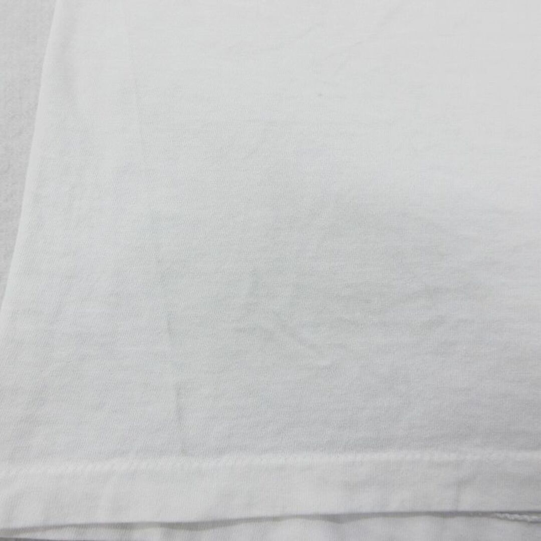 FILA(フィラ)のXL★古着 フィラ FILA 半袖 ビンテージ Tシャツ メンズ 90年代 90s ビッグロゴ 大きいサイズ コットン クルーネック USA製 白 ホワイト 23mar24 中古 メンズのトップス(Tシャツ/カットソー(半袖/袖なし))の商品写真