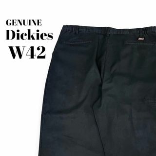 ディッキーズ(Dickies)のGENUINE Dickies　ワークパンツ　古着　チノパン　ブラック　W42(チノパン)