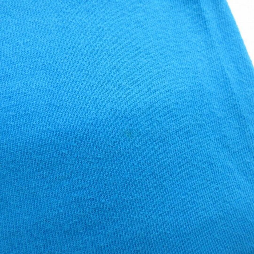 XL★古着 半袖 ビンテージ Tシャツ メンズ 90年代 90s バッファロー コットン クルーネック USA製 青 ブルー 23mar28 中古 メンズのトップス(Tシャツ/カットソー(半袖/袖なし))の商品写真