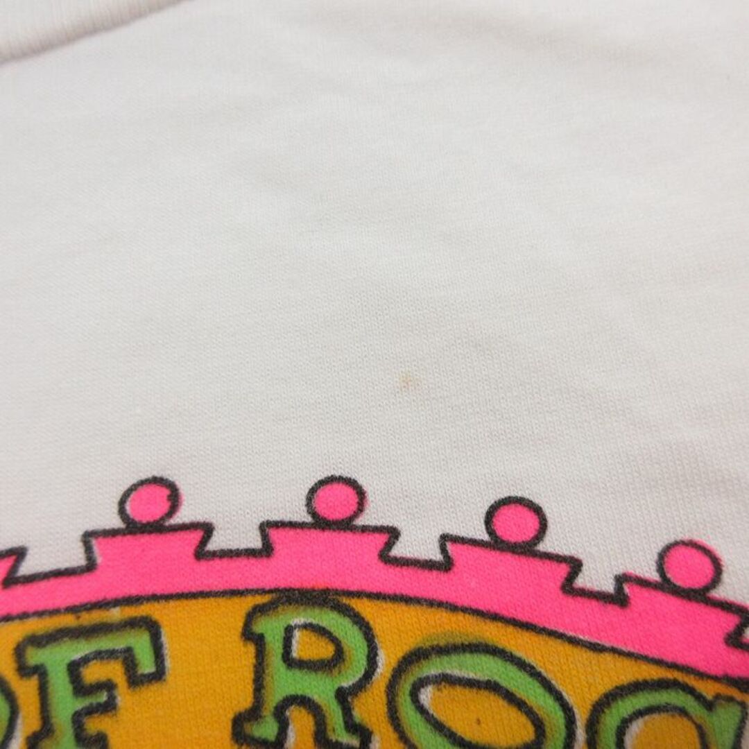 S★古着 半袖 ビンテージ Tシャツ メンズ 90年代 90s ハードロックカフェ ロックンロール クルーネック 白 ホワイト 23mar28 中古 メンズのトップス(Tシャツ/カットソー(半袖/袖なし))の商品写真