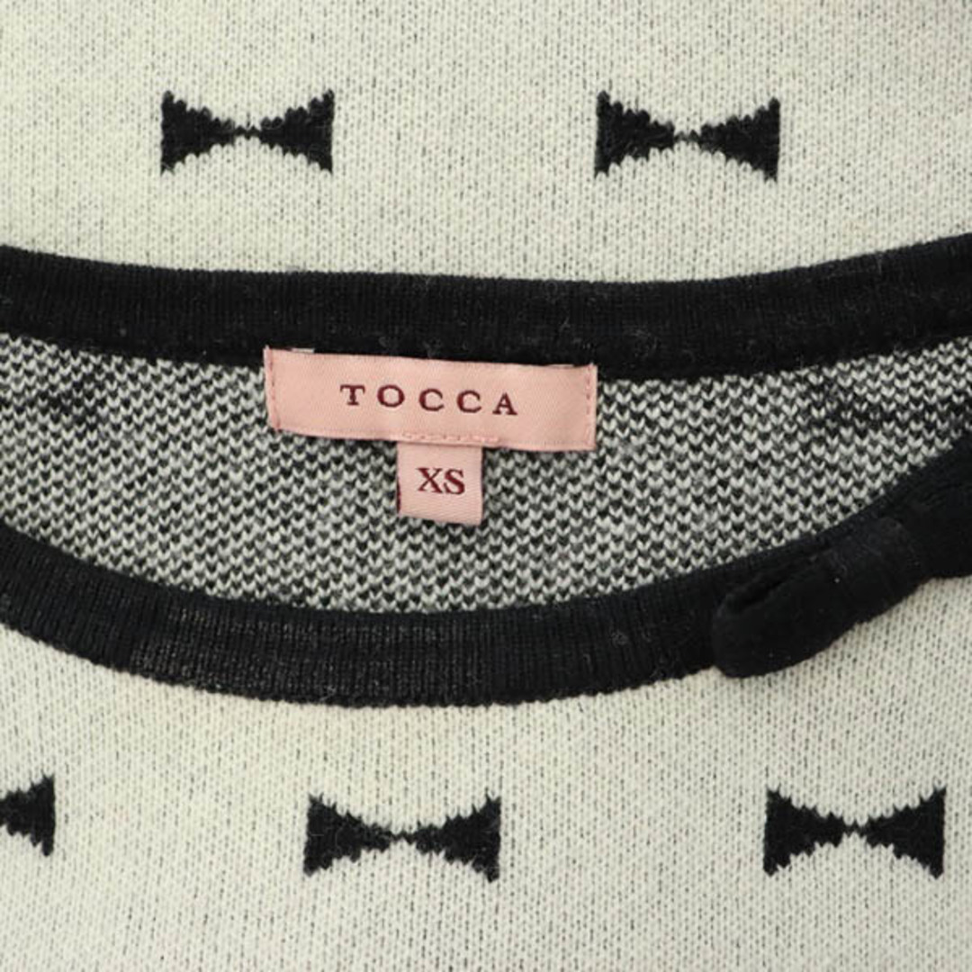 TOCCA(トッカ)のトッカ 23AW BOWTIFUL KNIT ニット セーター 長袖 リボン レディースのトップス(ニット/セーター)の商品写真