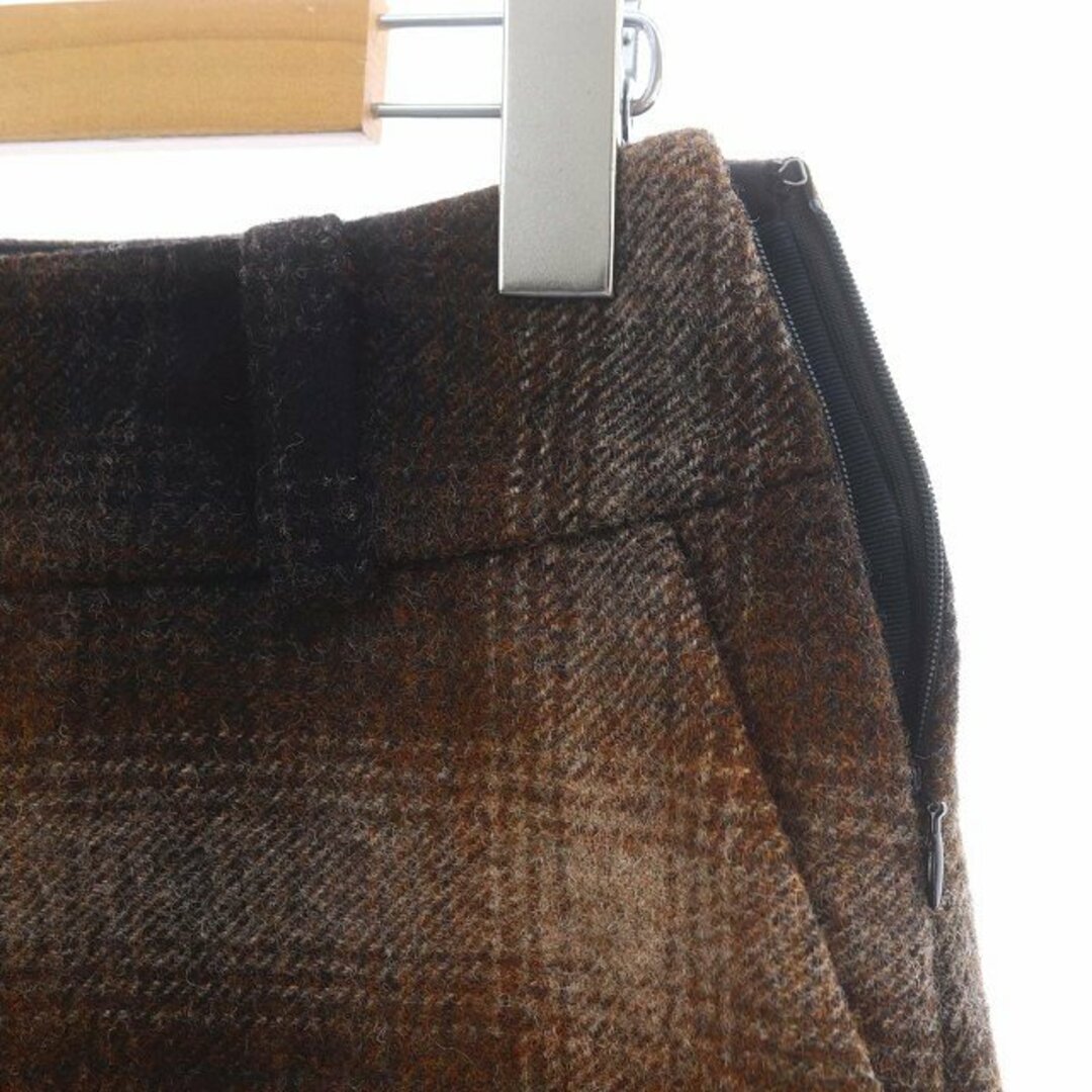 MARGARET HOWELL(マーガレットハウエル)のマーガレットハウエル SHADOW CHECK WOOL スカート 台形 ロング レディースのスカート(ロングスカート)の商品写真
