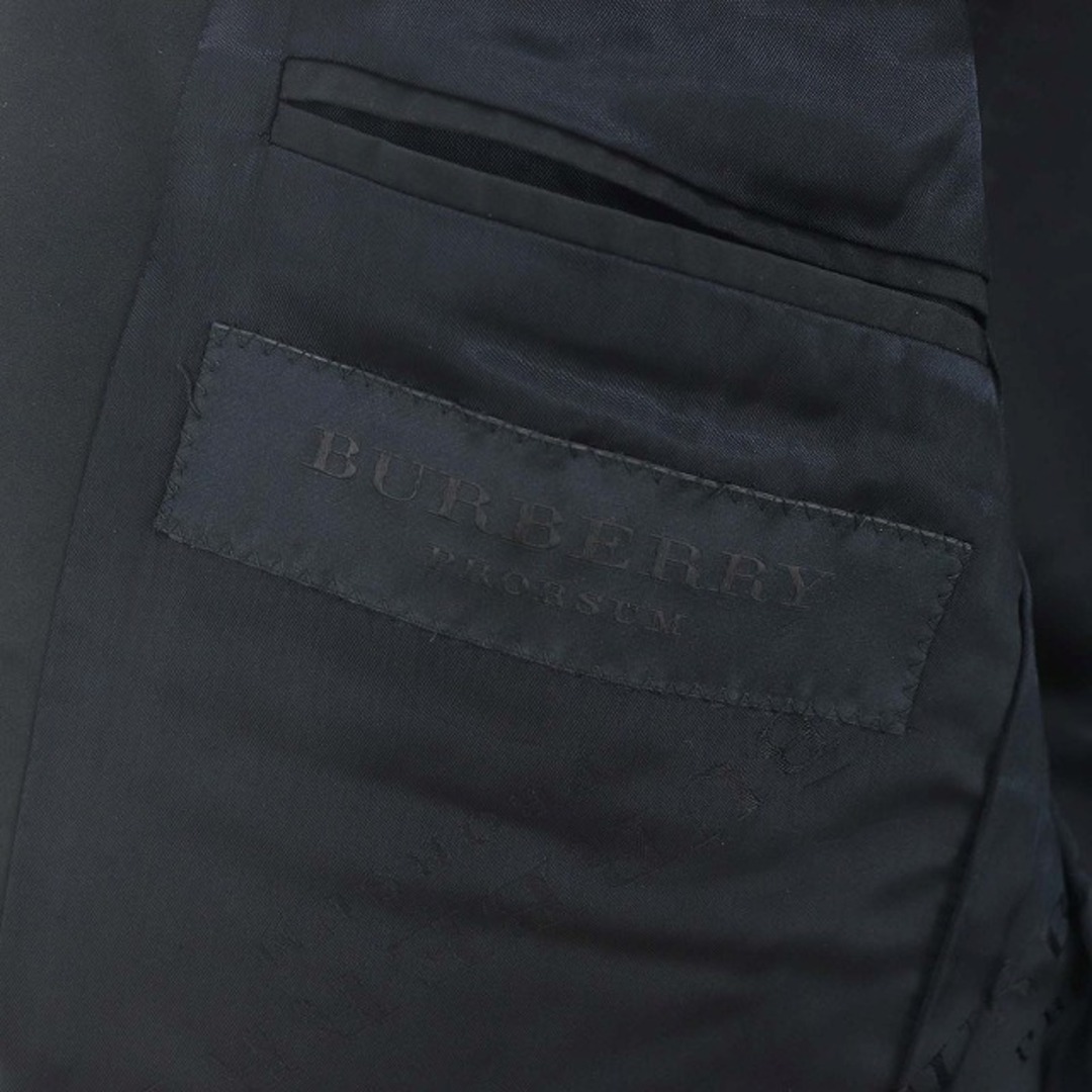 BURBERRY(バーバリー)のバーバリー プローサム テーラードジャケット 2B 総裏地 46 黒 メンズのジャケット/アウター(テーラードジャケット)の商品写真