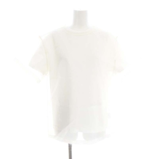 ルシェルブルー(LE CIEL BLEU)のルシェルブルー オーガンザオーバーレイTEE Tシャツ レイヤード カットソー(Tシャツ(半袖/袖なし))