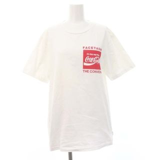 ファセッタズム(FACETASM)のファセッタズム Coca Cola HE Tシャツ 半袖 コットン M 白 赤(Tシャツ(半袖/袖なし))