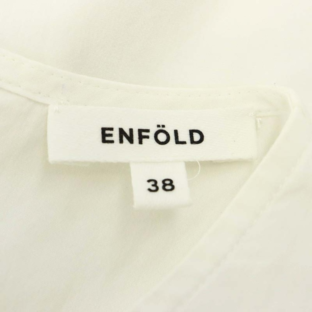ENFOLD(エンフォルド)のエンフォルド タイプライター スリットNeck PULLOVER ブラウス レディースのトップス(シャツ/ブラウス(半袖/袖なし))の商品写真