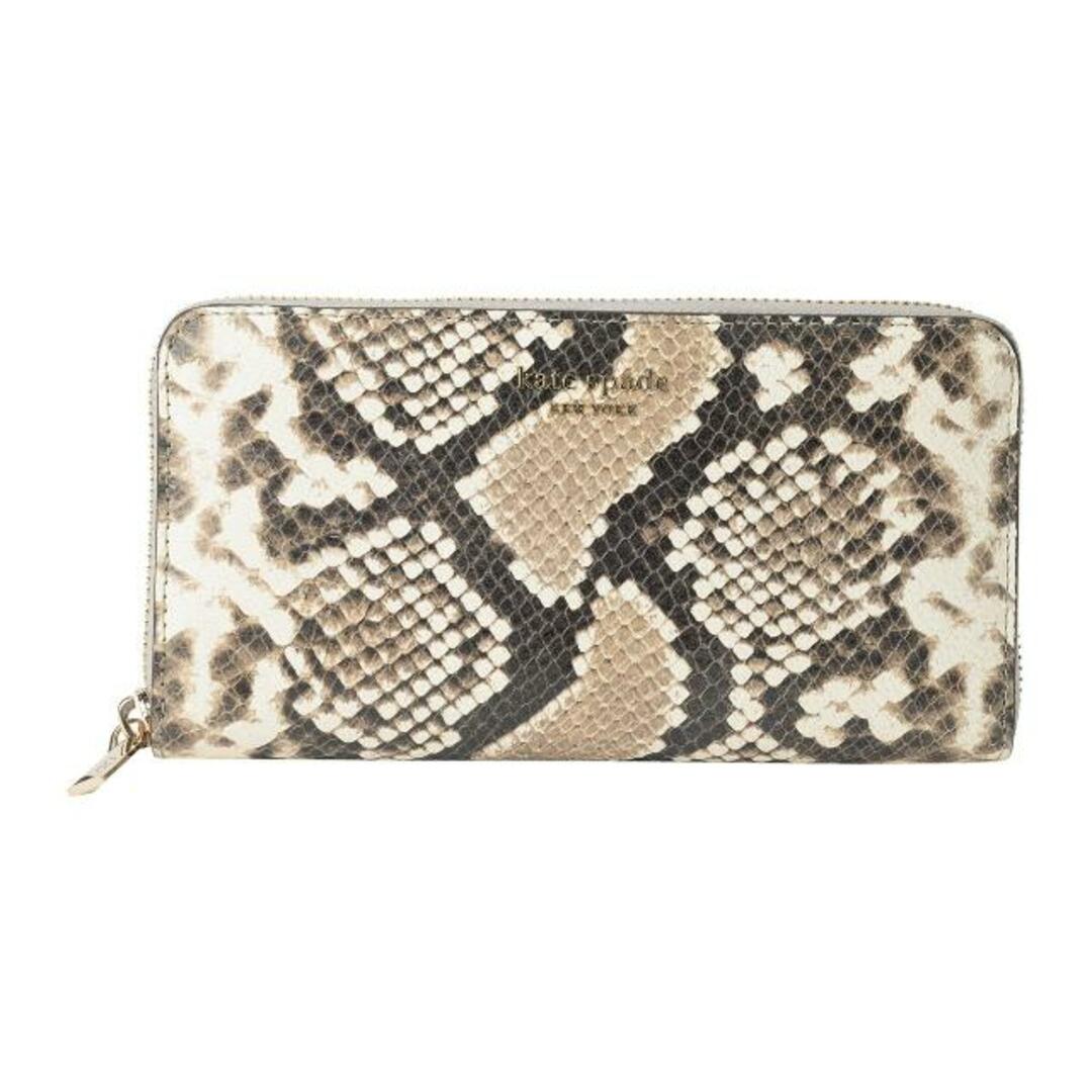 kate spade new york(ケイトスペードニューヨーク)の新品 ケイトスペード kate spade 長財布 PYTHON EMBOSSED LEATHER ZIP AROUND WALLET マルチ レディースのファッション小物(財布)の商品写真